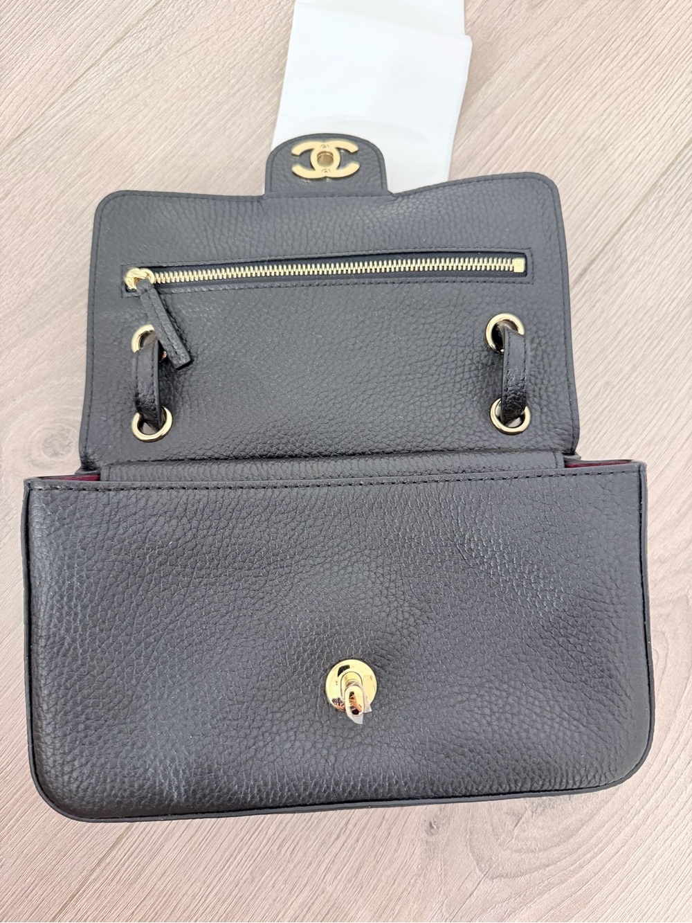Chanel new 26B black flap mini souplissimo bag - Picture 2 of 16